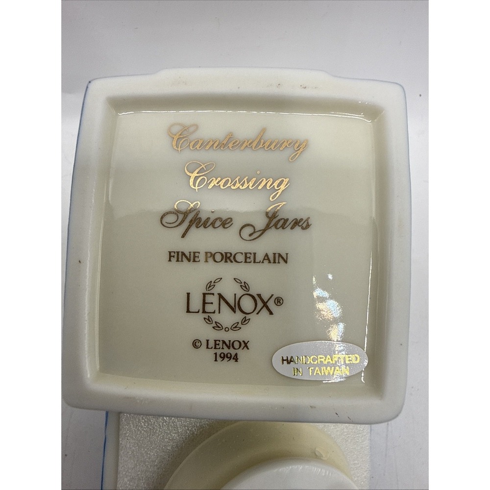 Lenox CANTERBURY CROSSING Spice Village Jar CLOVES No Chips - Picture 8 of 9